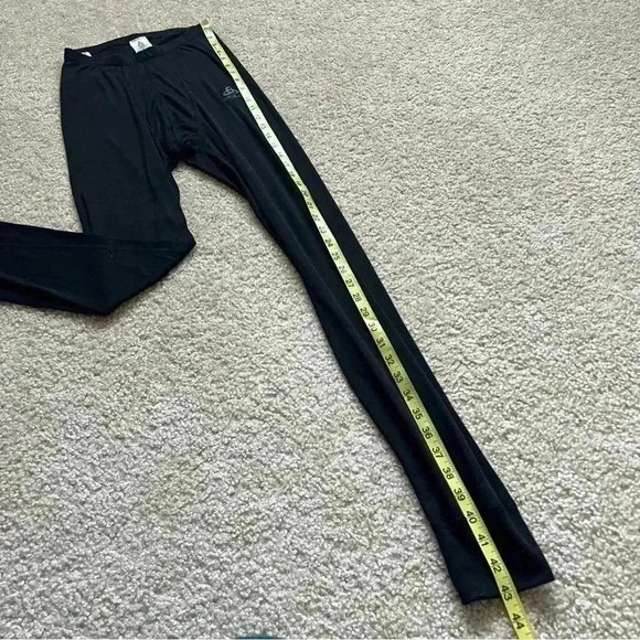 Odlo Base Layer Men’s Pants Polyester Size Small Black Outdoor Snow Active - Picture 9 of 13